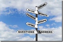 Questions and Answers signpost